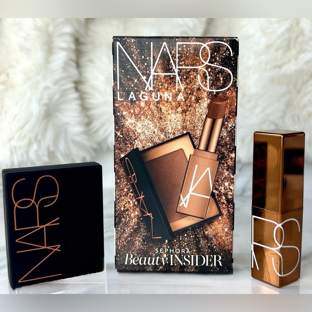 NARS Laguna Mini Set ~ Bronzing Powder 2.5g + Afterglow Lip Balm 1.1g ~ NIB - Picture 5 of 5